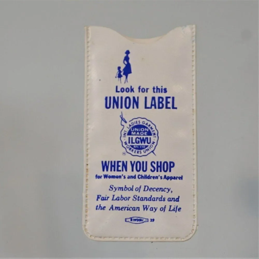 ILGWU Union Label Vintage Sewing Mending Kit Ladies Garment Workers Union